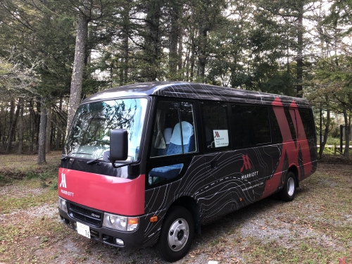 マリオット山中湖の送迎バス