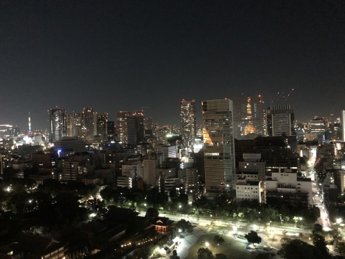 ザプリンスパークタワー東京の夜景