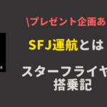 SFJ運航とは？初めてのスターフライヤー「羽田ー福岡」搭乗記。ANAとの違いまとめ。