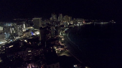 シェラトンワイキキ（Sheraton Waikiki）夜景