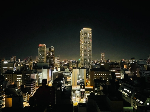 W大阪の夜景
